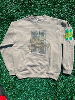 HBCU College Rhinestone Sweatshirt NSU Letterman